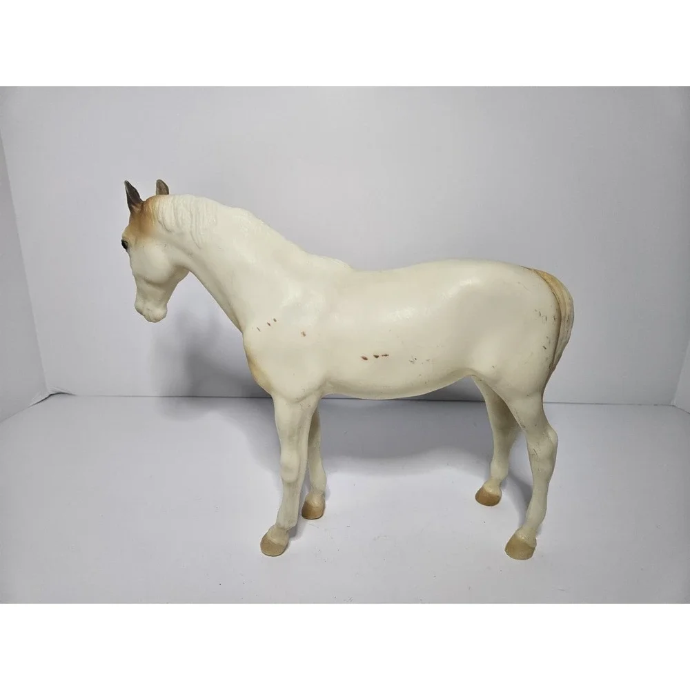 Vintage Breyer Traditional Thoroughbred Mare Medicine Hat Alabaster Horse U.S.A.